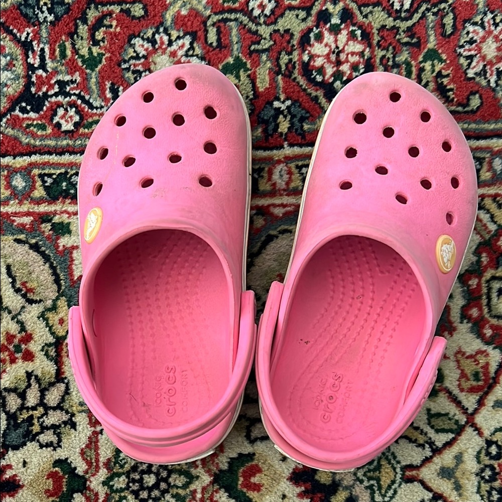 CROCS Pink Sandals - Girls